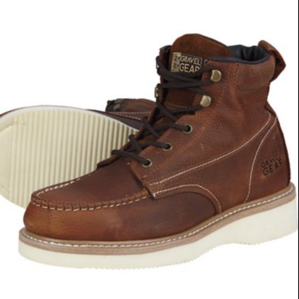 6” Moc Toe Wedge Boot  9 Wide. Never worn